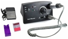 Аппарат для маникюра "Nail Master" 30 000 оборотов в минуту (с педалью) черный цвет