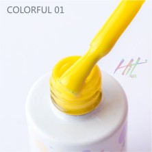 Гель-лак Colorful №01 ТМ "HIT gel", 9 мл