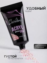 Serebro, Акригель с шиммером в тюбике №24, 15 мл