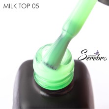 Serebro, Молочный топ без липкого слоя "Milk top" для гель-лака №05, 11 мл