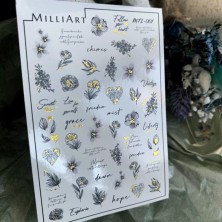 MilliArt Nails Слайдер-дизайн Металл MTL-001