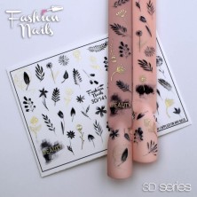 Fashion Nails Слайдер-дизайн цветной 3D (141)