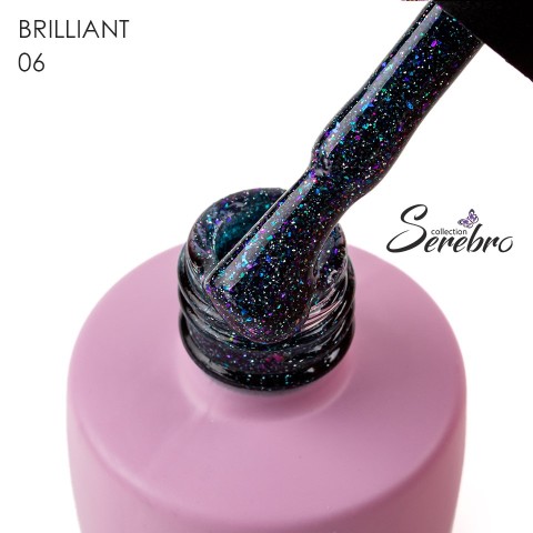 Serebro, Гель-лак "Brilliant" №06, 8 мл