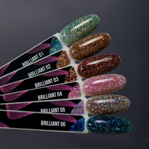 Serebro, Гель-лак "Brilliant" №06, 8 мл