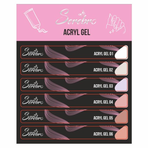 Serebro, Наклейки на типсы "Acryl gel"