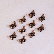 Blesk, Украшение для ногтей "Бабочки" №12 (пластик) размер 7*10 мм, 10шт