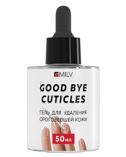 Milv Кератогель щелочной «GOOD BYE CUTICLES», 50 мл.
