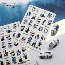 Fashion Nails Слайдер-дизайн фольгированный M329