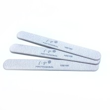 LP Минипилка прямая для натуральных ногтей, 13 см, 100/180