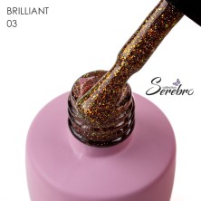 Serebro, Гель-лак "Brilliant" №03, 8 мл